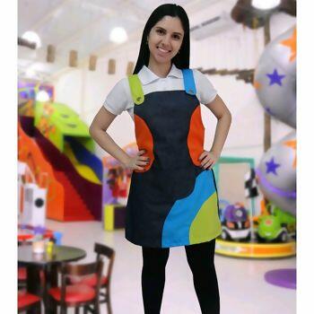Jardineira Colorida para Festa Infantil